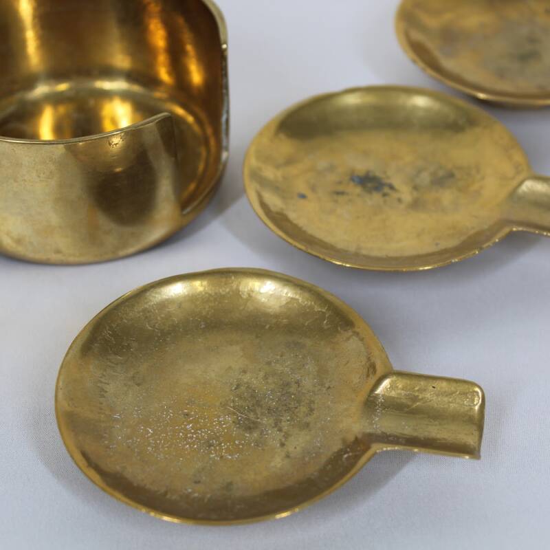 Vintage messing asbakjes