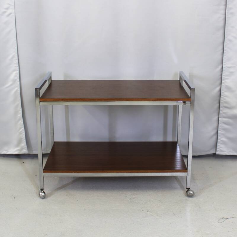 Vintage bijzettafel, salontafel, audiomeubel
