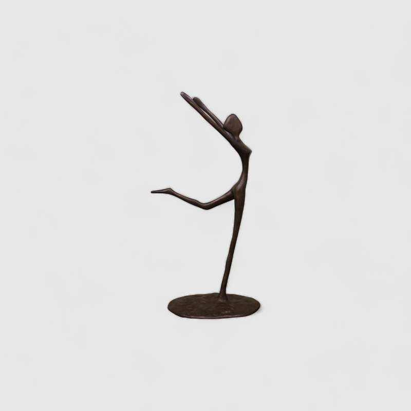 Vintage bronze statue ballerina 3/6 | 00857
