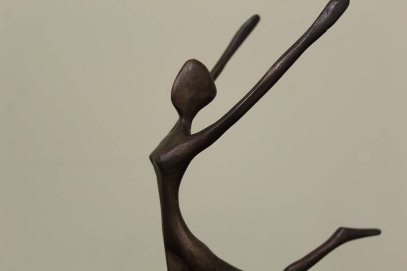 Vintage bronze statue ballerina 3/6 | 00857