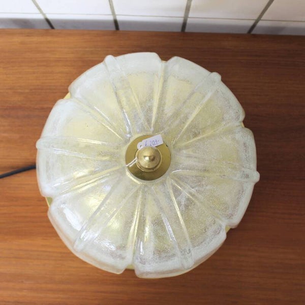 Vintage Glashütte Limburg Lampe - Blume
