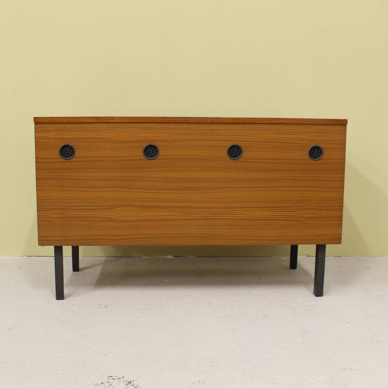Vintage blanket chest, toy chest - 1960s, teak