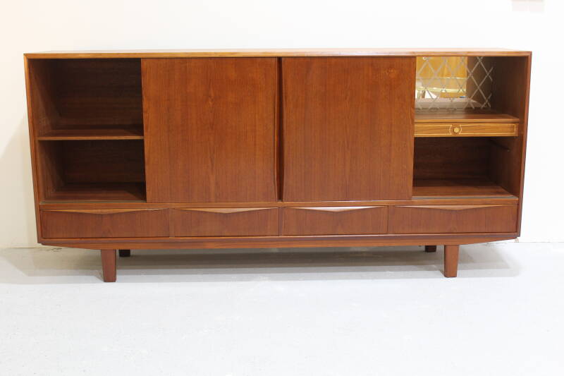 Vintage Deens Design sideboard, dressoir, kast - E.W. Bach jaren '60 | 00988