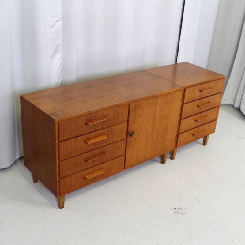 Vintage dressoir, tweedelig