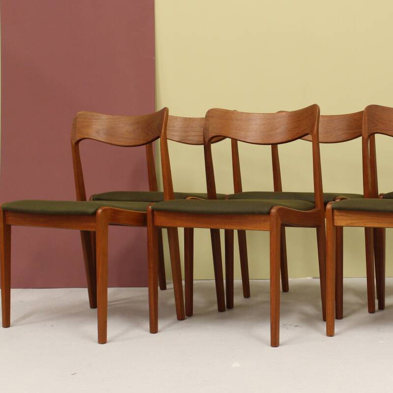 6x Vintage Esszimmerstühle, dänisches Design