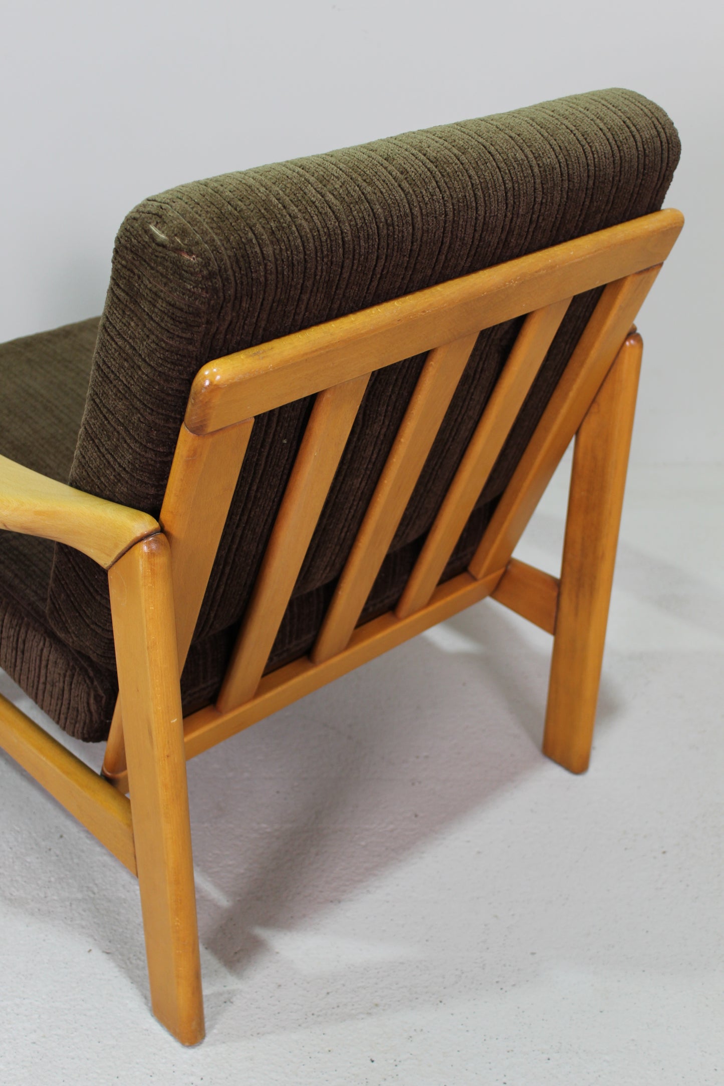 Vintage fauteuil - jaren '60, bruin