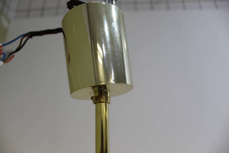Vintage brass pendant lamp 8-arms | 00911
