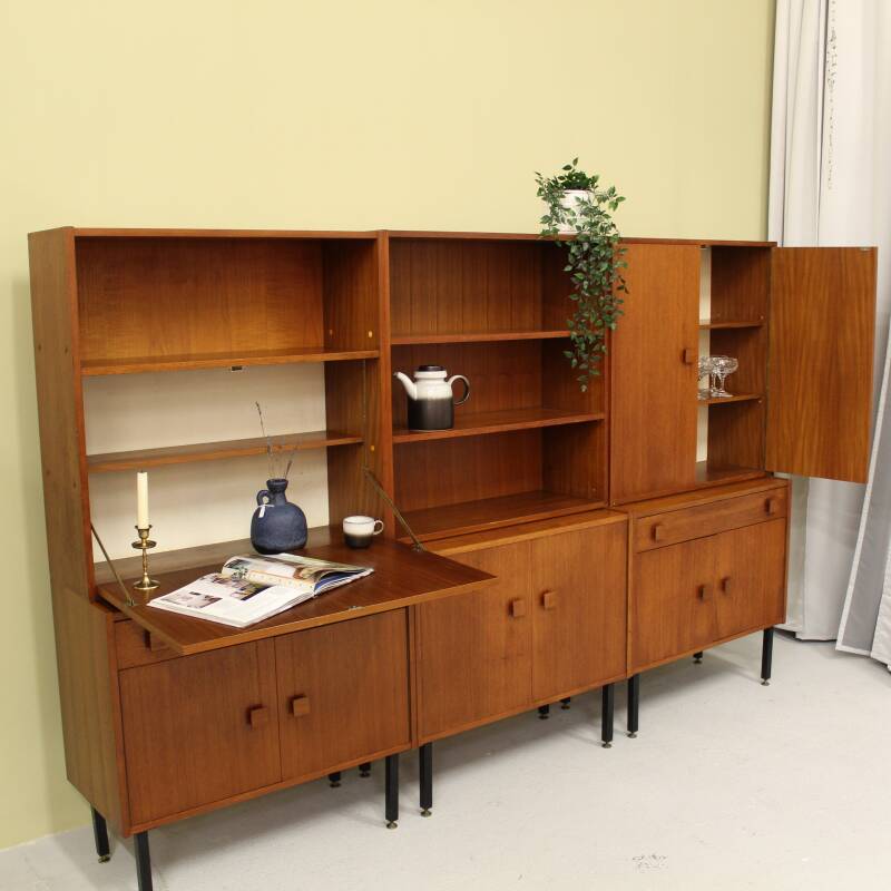 Vintage wall cupboard, highboard, secretary (3/3)