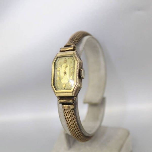 Vintage-Uhr, Wagner-Gold (Doublé)