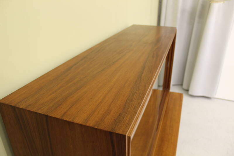 Vintage Musterring sideboard, display cabinet - walnut 1960s | 00777