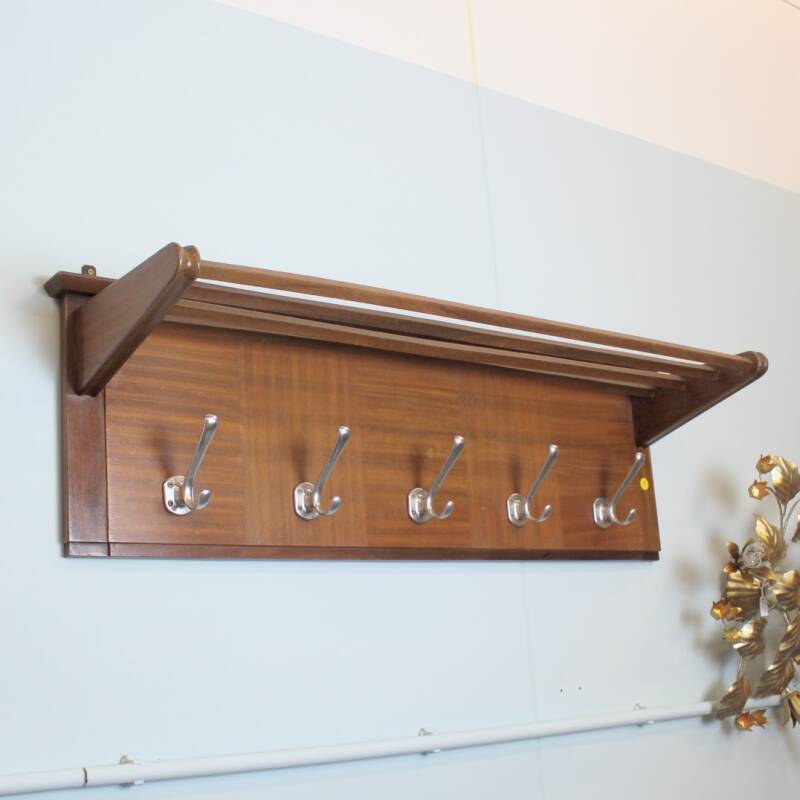 Vintage houten kapstok