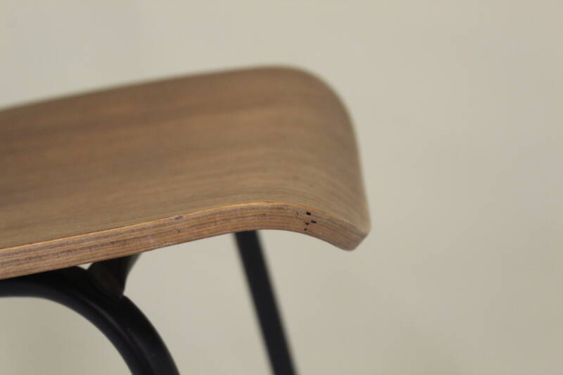 Vintage chair, dining chair - bent wood, brown, black