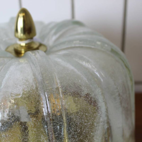 Vintage Glashütte Limburg Lampe - Blume