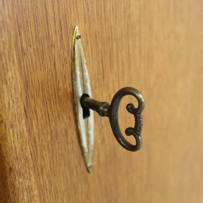 Vintage linen cupboard, wardrobe