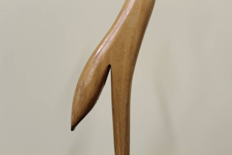 Vintage wooden crane