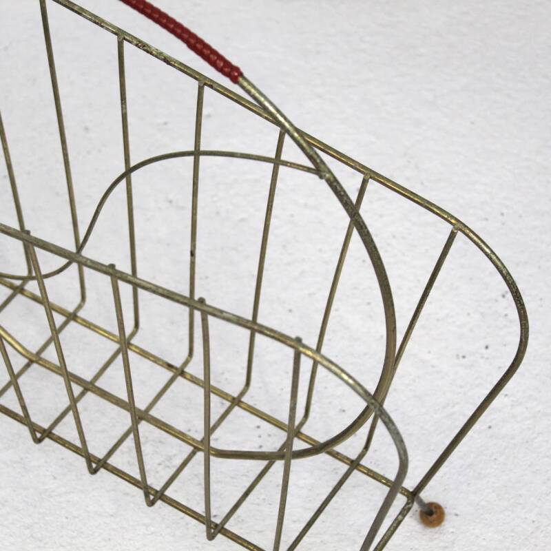 Vintage reading basket