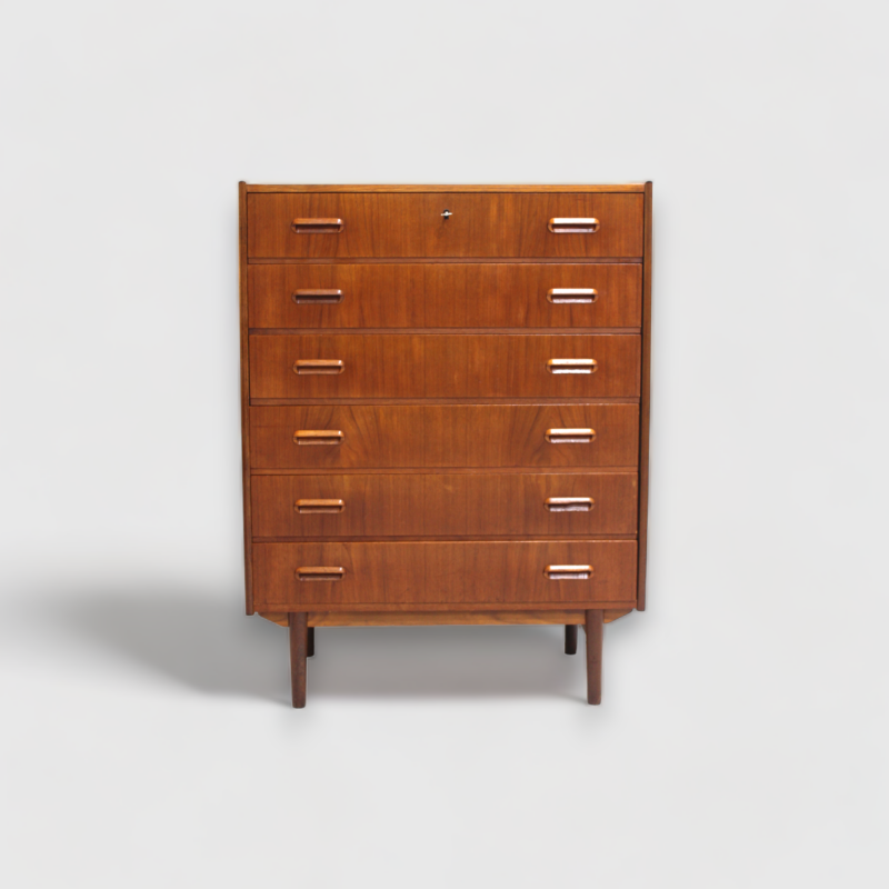 Vintage ladekast - Deens Design, teak hout | 00987