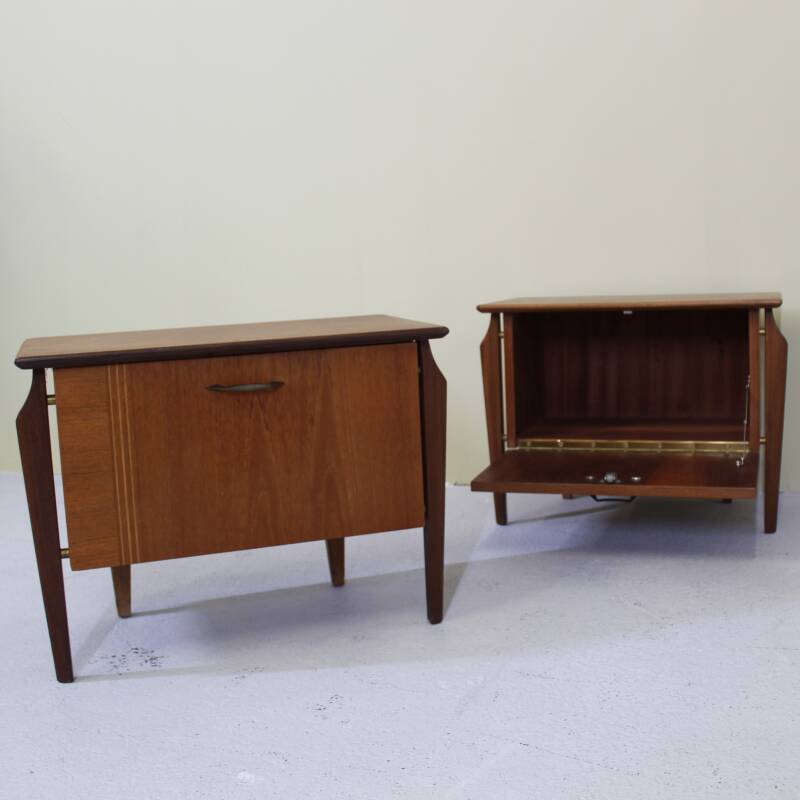 Vintage nachtkastjes set
