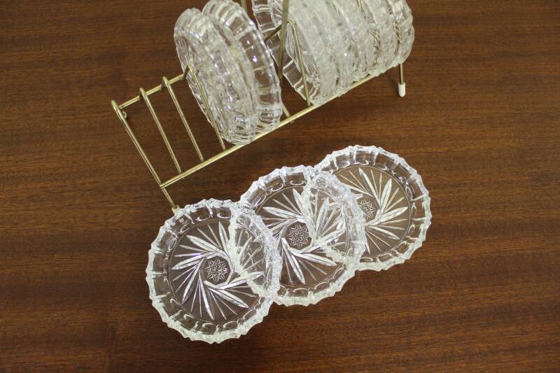 Vintage coasters - Crystal