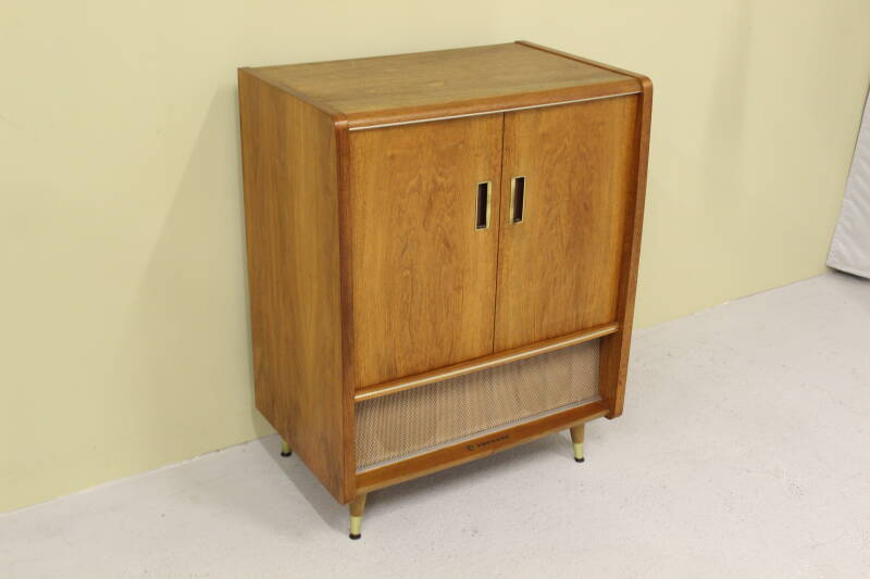 Vintage Philips cabinet, audio furniture - 60s | 00742