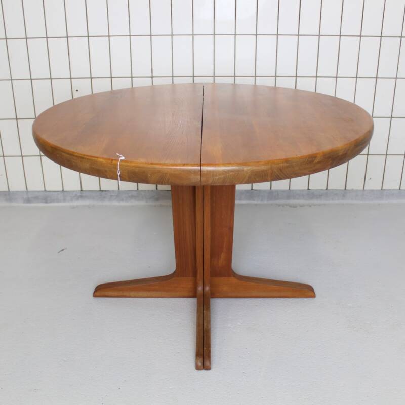 Vintage uitschuifbare eettafel, Deens design