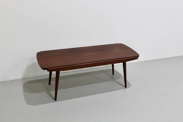 Vintage salontafel - omkeerbaar blad, jaren '60 |