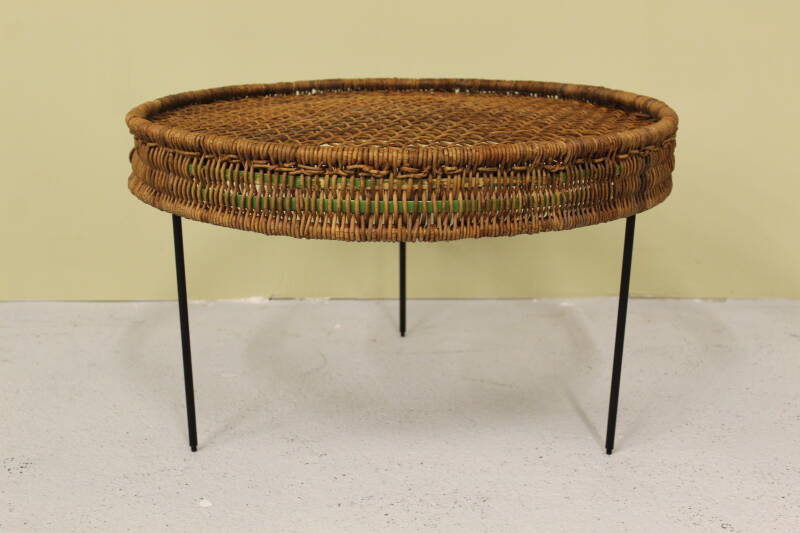Vintage rattan coffee table