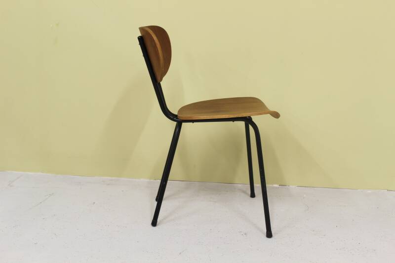 Vintage chair, dining chair - bent wood, brown, black