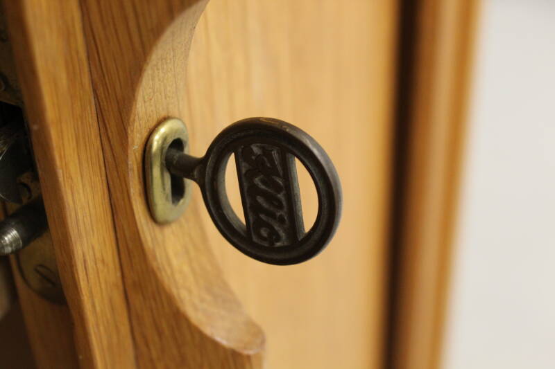 Vintage kast, archiefkastje | 00780