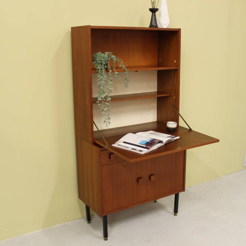 Vintage wall cupboard, highboard, secretary (3/3)