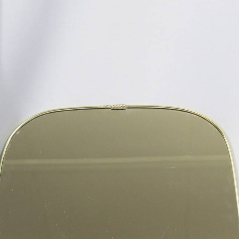Vintage mirror, brass