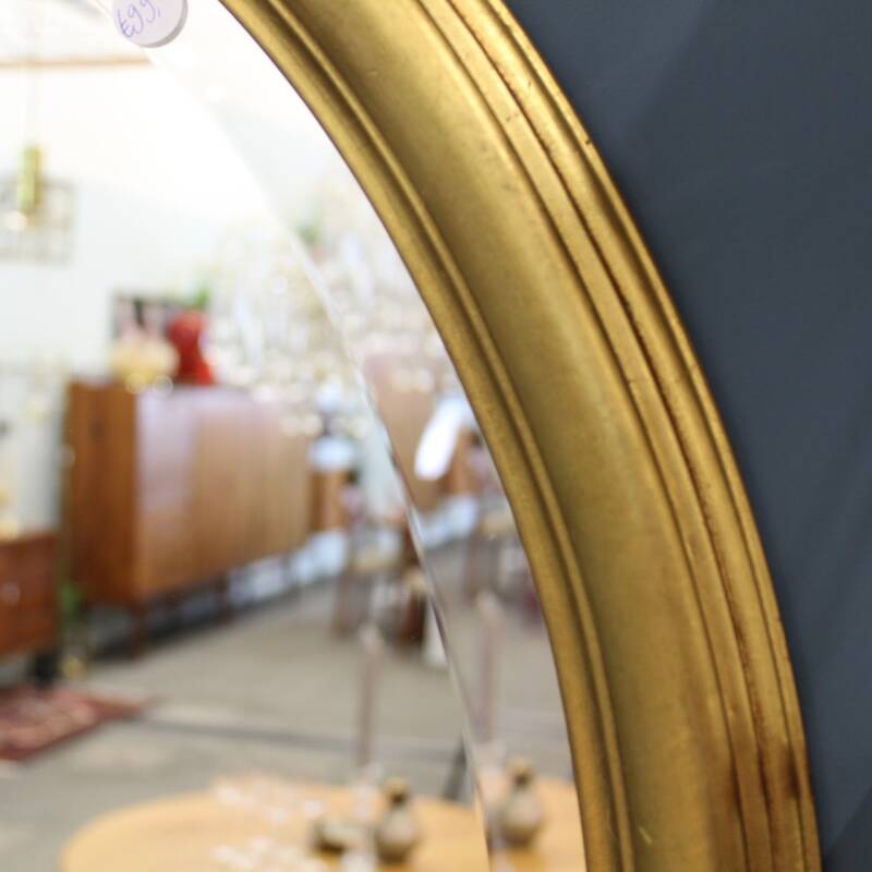 Ovaler Vintage-Spiegel - Gold