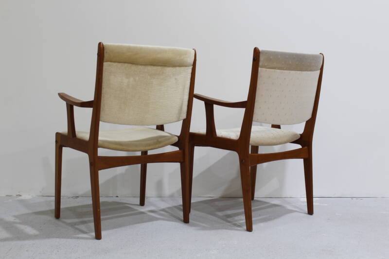 2x Vintage eetkamerstoelen IMHA - jaren '60, teak | 01050