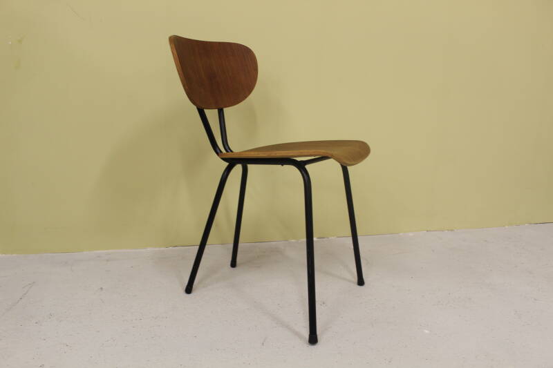 Vintage chair, dining chair - bent wood, brown, black