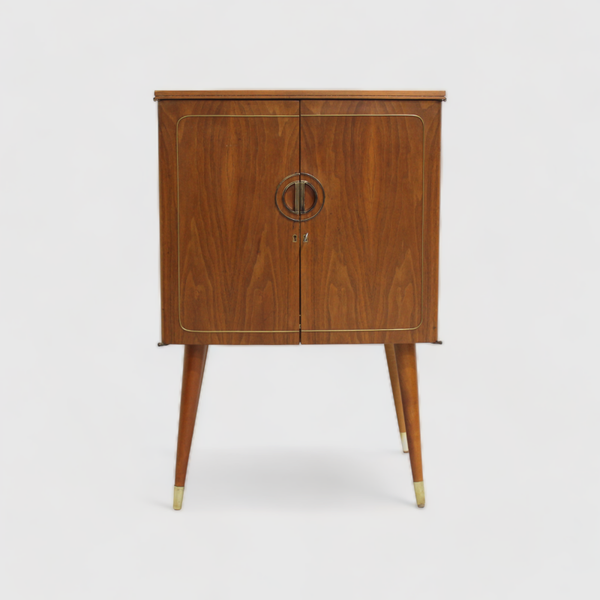 Vintage Schrank, Fernsehschrank, Audioschrank – Gründig | 00951