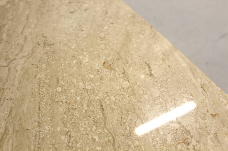 Vintage travertine side table | 00768
