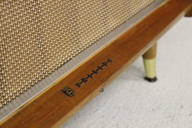 Vintage Philips cabinet, audio furniture - 60s | 00742