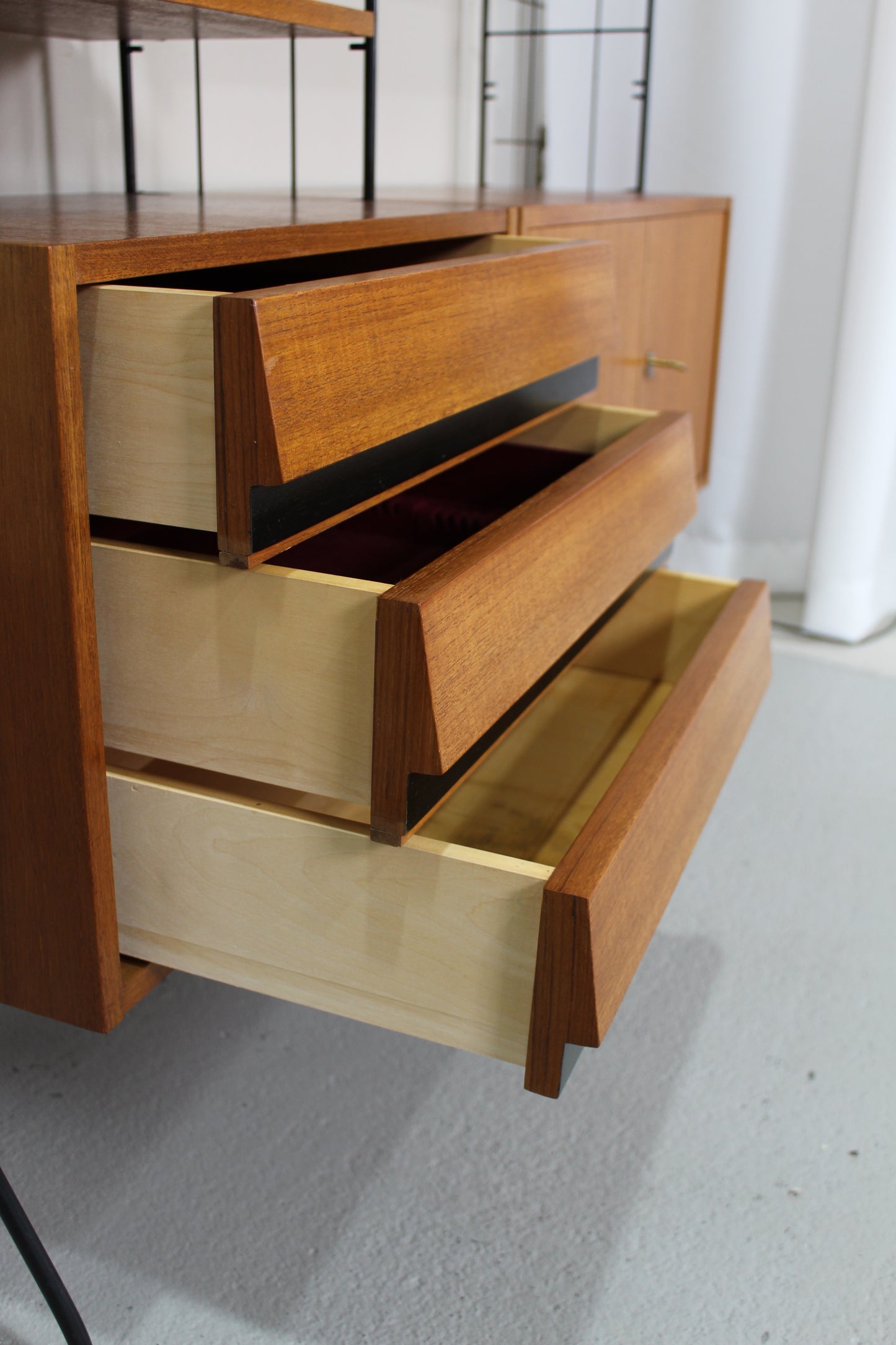 Vintage modulair wandsysteem, wandkast - jaren '60