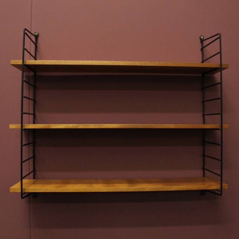 Vintage wall system, wall shelf