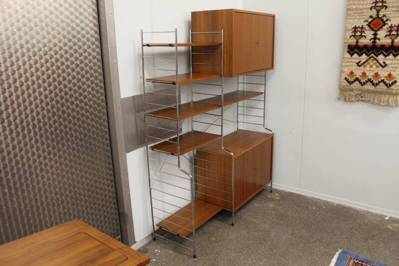 Vintage modular wall system, wall cabinet