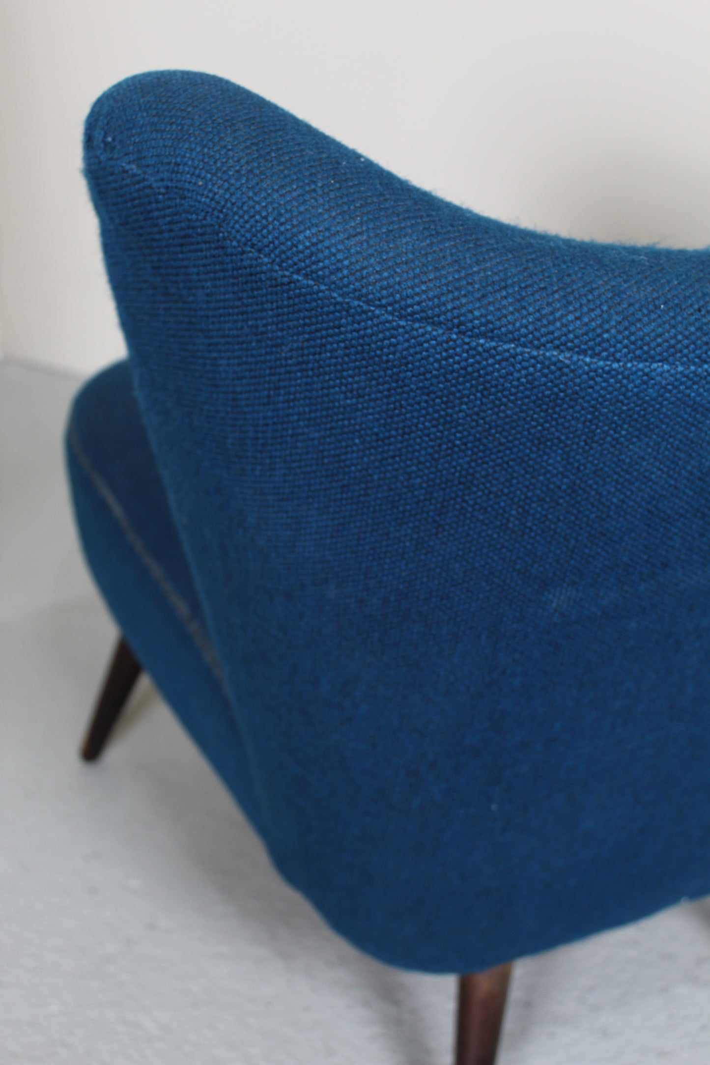 Vintage cocktailstoel - jaren '50, blauw