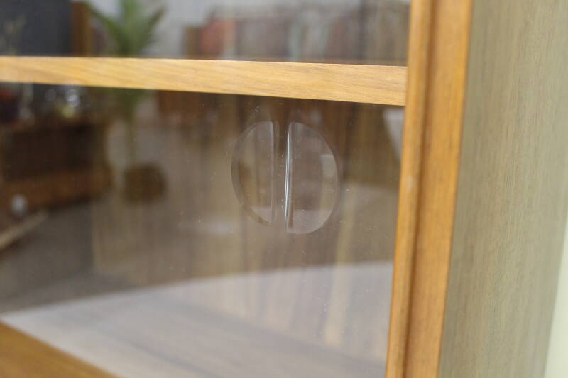 Vintage Musterring sideboard, display cabinet - walnut 1960s | 00777