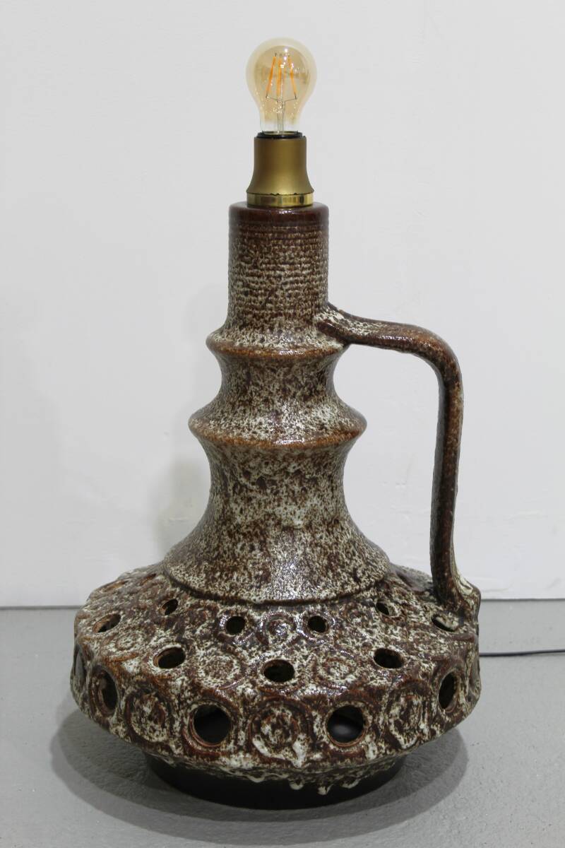 Vintage West Germany floor lamp - fat lava - 70s | 01182