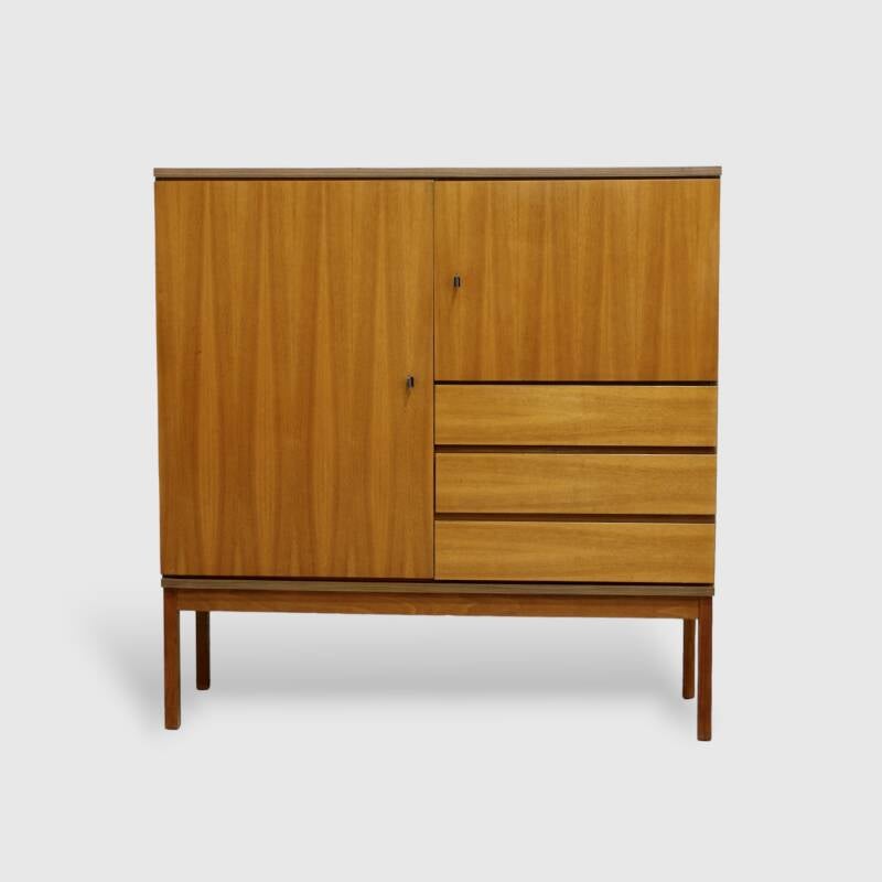 Vintage hoge kast, dicht - jaren '70 | 01255