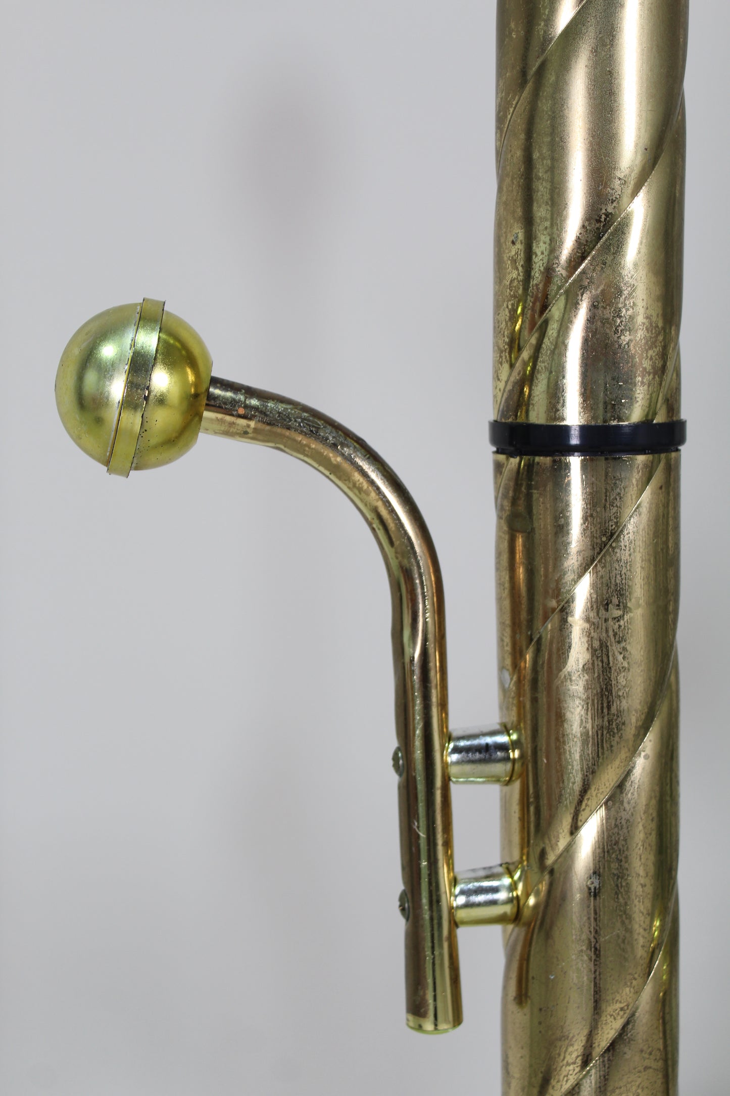 Vintage staande kapstok garderobe - messing