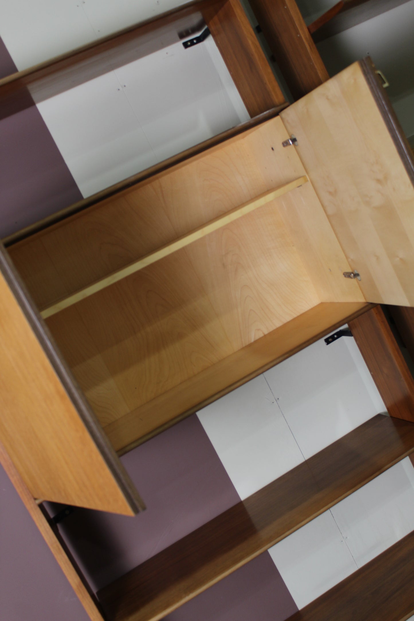 Vintage design wandkast boekenkast 1