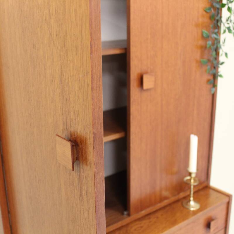 Vintage wandkast, highboard (2/3)