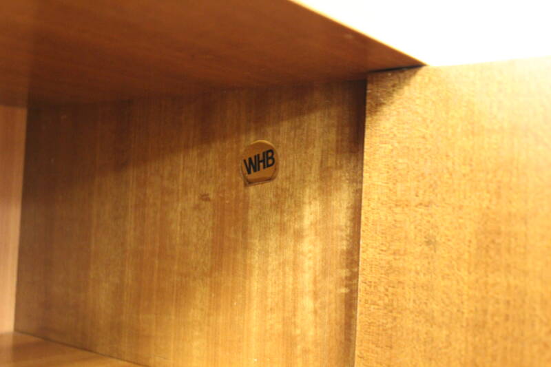 Vintage modular wall system, wall cabinet