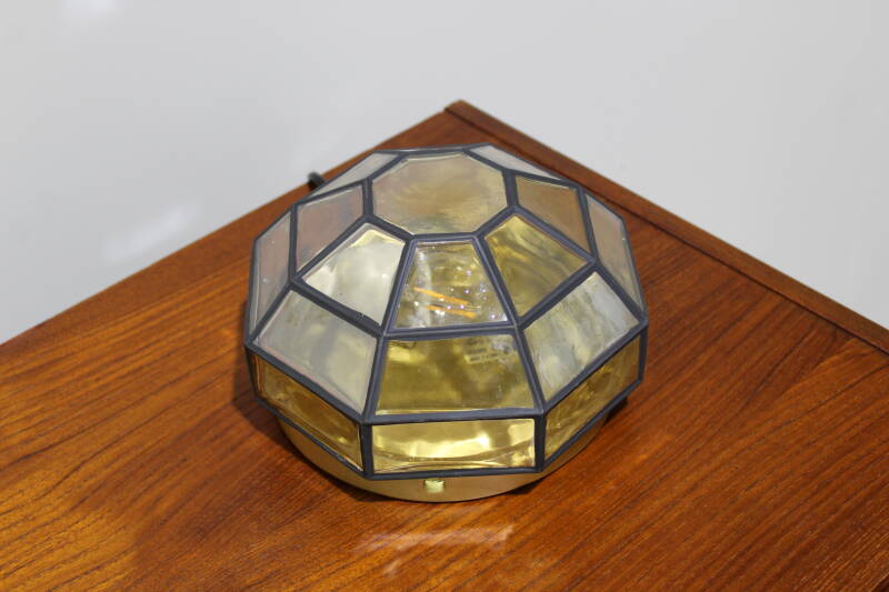Vintage plafondlamp, wandlamp - Caralux, jaren '70