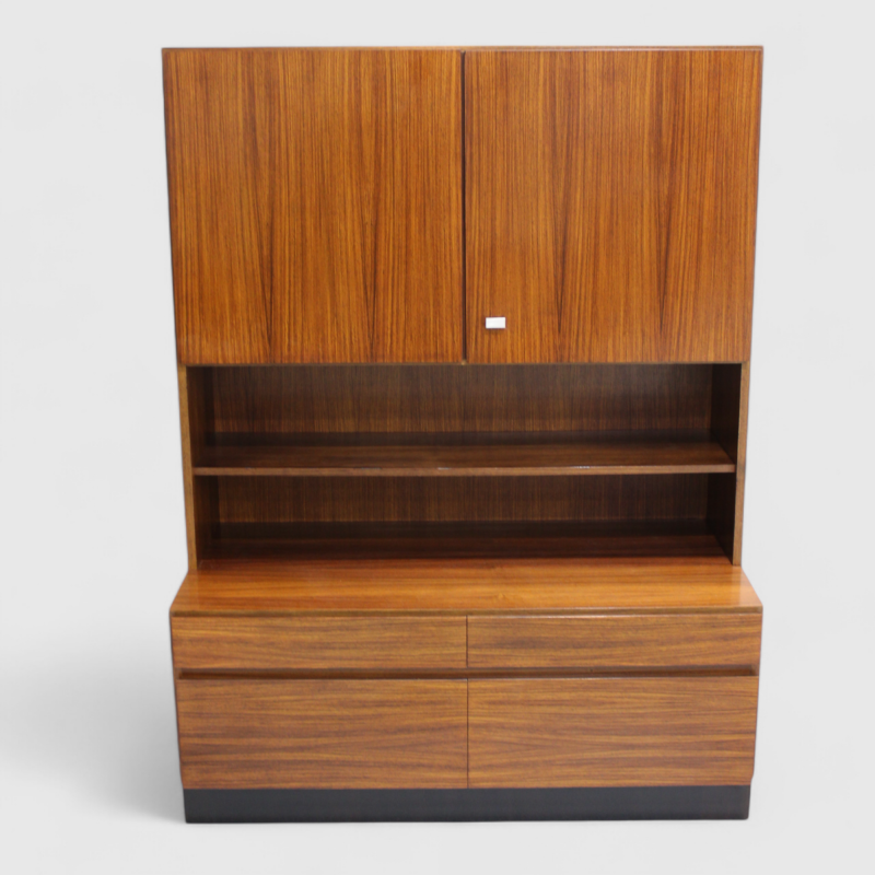 Vintage Bücherregal, Hängeschrank, Highboard - 1960er Jahre